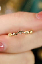 Load image into Gallery viewer, LUOWEND 18K White or Yellow Gold Real Natural Diamond Ring for Women
