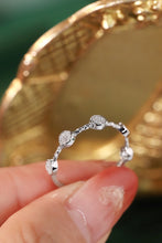 Load image into Gallery viewer, LUOWEND 18K White or Yellow Gold Real Natural Diamond Ring for Women
