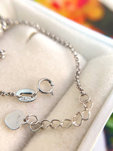 Load image into Gallery viewer, LUOWEND 18K White Gold Natural Sapphire Bracelet for Women
