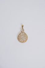 Load image into Gallery viewer, LUOWEND 18K Yellow Gold Natural Diamond Necklace for Women
