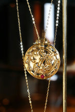 Load image into Gallery viewer, LUOWEND 18K Yellow Gold Necklace for Women

