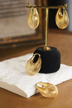 Load image into Gallery viewer, LUOWEND 18K Yellow Gold Drop Earrings for Women
