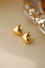 Load image into Gallery viewer, LUOWEND 18K Yellow Gold Stud Earrings for Women

