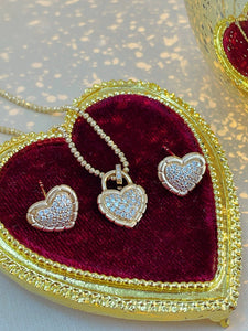 LUOWEND 18K White or Yellow Gold Natural Diamond Earrings for Women