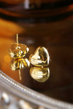 Load image into Gallery viewer, LUOWEND 18K Yellow Gold Stud Earrings for Women
