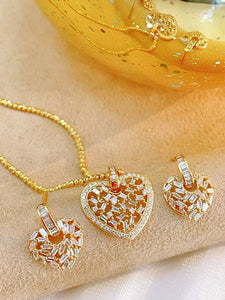 LUOWEND 18K White/Yellow/Rose Gold Natural Diamond Earrings for Women
