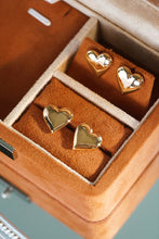 Load image into Gallery viewer, LUOWEND 18K Yellow Gold Earrings for Women
