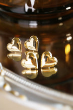 Load image into Gallery viewer, LUOWEND 18K Yellow Gold Earrings for Women
