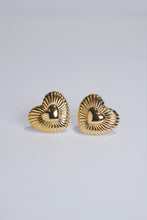 Load image into Gallery viewer, LUOWEND 18K Yellow Gold Earrings for Women

