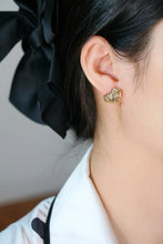 Load image into Gallery viewer, LUOWEND 18K Yellow Gold Earrings for Women
