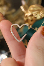 Load image into Gallery viewer, LUOWEND 18K White or Yellow Gold Natural Diamond Earrings for Women

