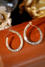 Load image into Gallery viewer, LUOWEND 18K Yellow Gold Natural Diamond Earrings for Women
