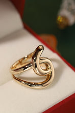 Load image into Gallery viewer, LUOWEND 18K Yellow Gold Ring for Women
