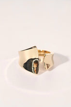 Load image into Gallery viewer, LUOWEND 18K Yellow Gold Open Ring for Women
