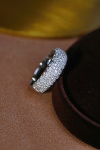 Load image into Gallery viewer, LUOWEND 18K White Gold Rings Real Natural Diamond Ring for Women
