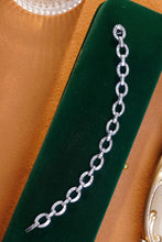 Load image into Gallery viewer, LUOWEND 18K White Gold Real Natural Diamond Bracelet for Women
