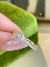 Load image into Gallery viewer, LUOWEND 18K White/Yellow Gold Fine Jewelry Real Natural Diamond Ring for Women
