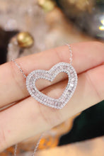 Load image into Gallery viewer, LUOWEND 18K White Gold Fine Jewelry Real Natural Diamond Pendant Necklace for Women
