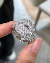 Load image into Gallery viewer, LUOWEND 18K White Gold Fine Jewelry Real Natural Diamond Ring for Women
