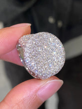 Load image into Gallery viewer, LUOWEND 18K White Gold Fine Jewelry Real Natural Diamond Ring for Women
